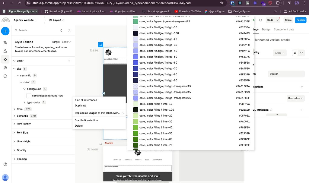 Improve replace all usage of token with to support many tokens - Ideas ...