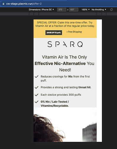 Mobile - Plasmic Hosted Page.png